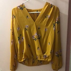 Elodie Yellow Floral Top